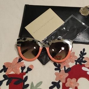 Stella McCartney color block sunglasses.